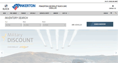 Desktop Screenshot of pinkertonchevy.com